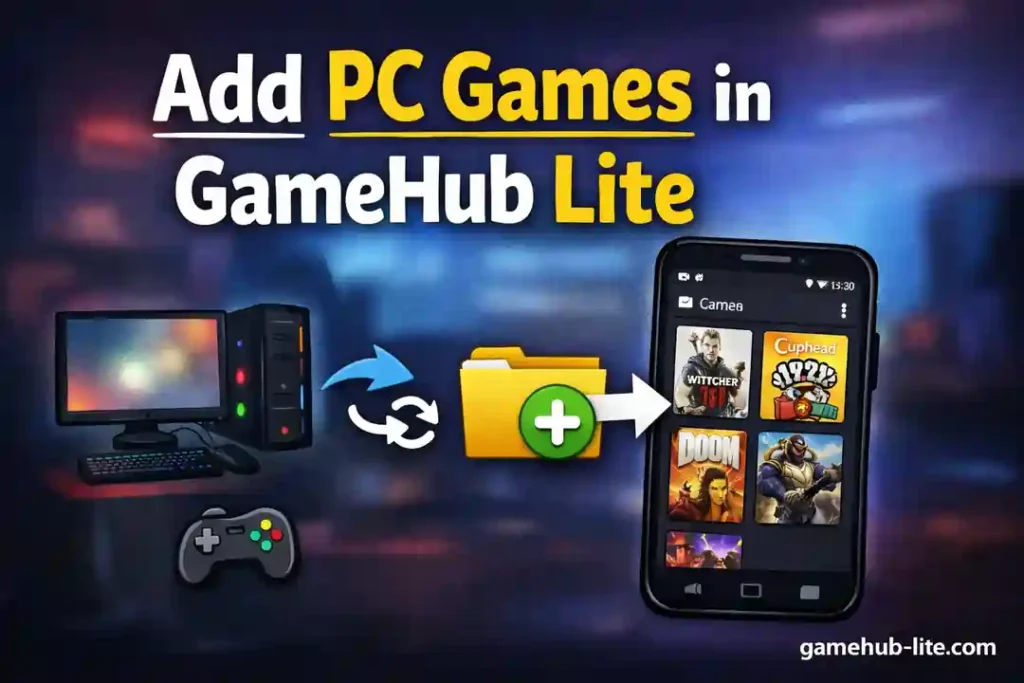 How to Add PC Games in GameHub Lite Emulator