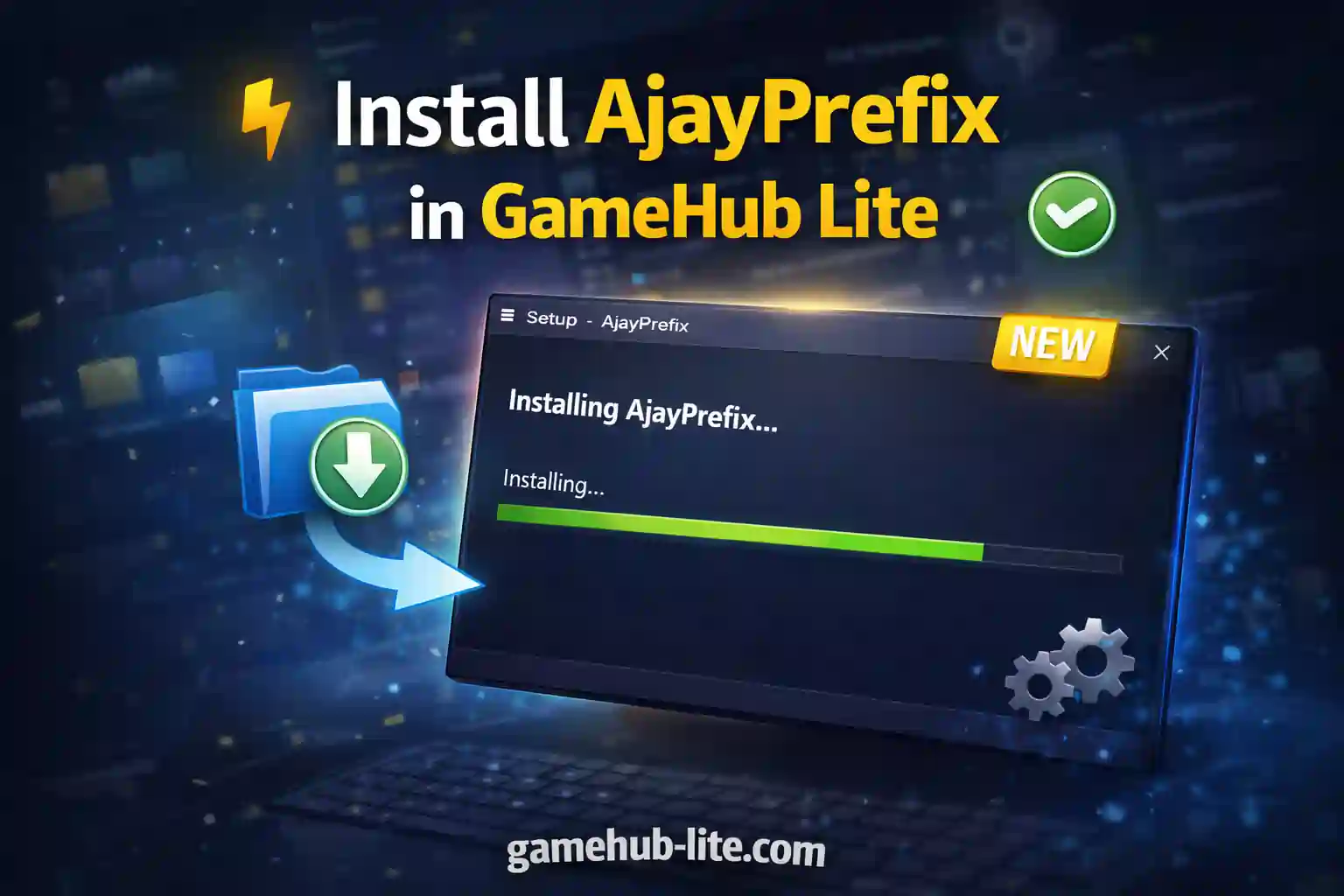 How to Install AjayPrefix in GameHub Lite