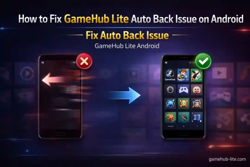 How to Fix GameHub Lite Auto Back Issue on Android