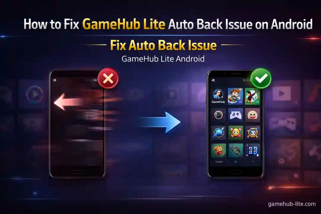 How to Fix GameHub Lite Auto Back Issue on Android