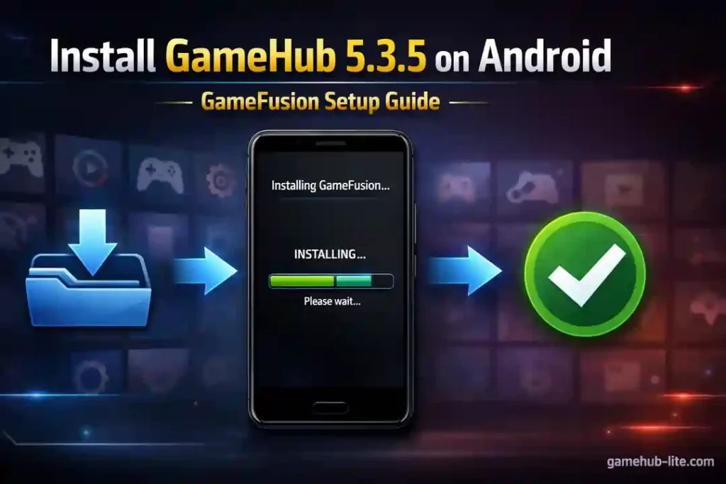Install GameHub 5.3.5 on Android