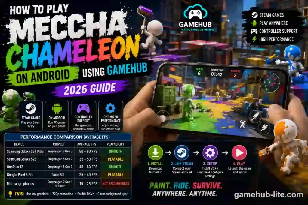 Meccha Chameleon guide on Android