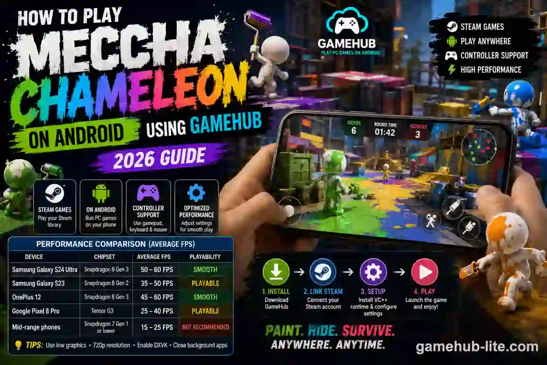 Meccha Chameleon guide on Android